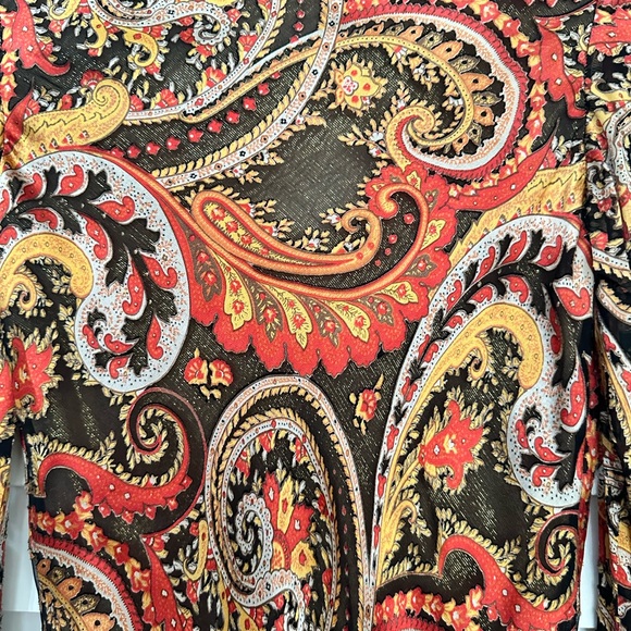 Vintage Silk Ginger & Java Embellished Mini Dress - Picture 12 of 15